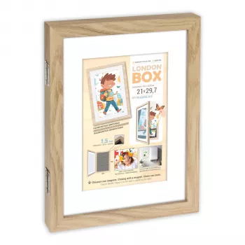 ZEP London Box Natural Photo Frame MRN82 medinis rėmelis vidinis dydis 14x21.5cm