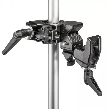 Manfrotto 038 Dvigubas super spaustuvas - juodas