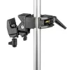 Manfrotto 038 Dvigubas super spaustuvas - juodas
