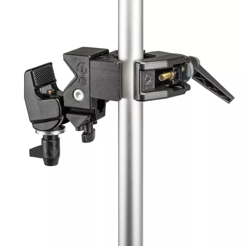 Manfrotto 038 Dvigubas super spaustuvas - juodas