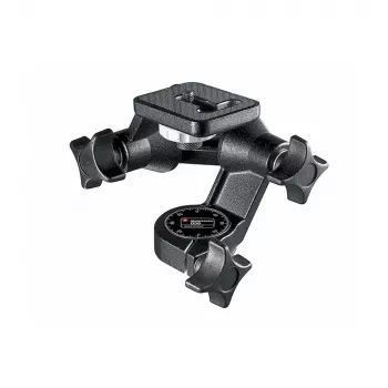 Manfrotto 3D Junior 3 krypčių tripod galvutė (juoda, 4 kg apkrova)