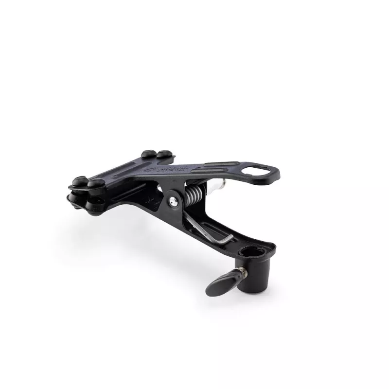 Manfrotto Spring Clamp – juodas, 55 mm žiotys, 1/4 inch-20 ir 3/8 inch-16 sriegiai