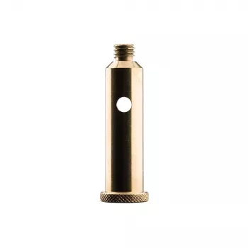 Manfrotto 3/8 inch-16 UNC Male to 3/8 inch-16 UNC Male Spigot Adapter, 58 mm, Gold Tone