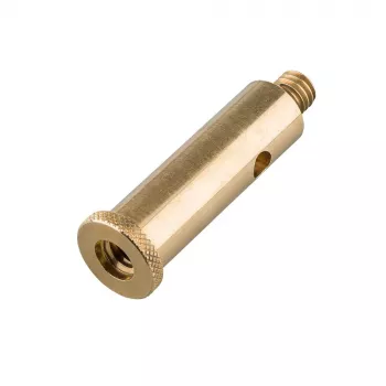Manfrotto 3/8 inch-16 UNC Male to 3/8 inch-16 UNC Male Spigot Adapter, 58 mm, Gold Tone