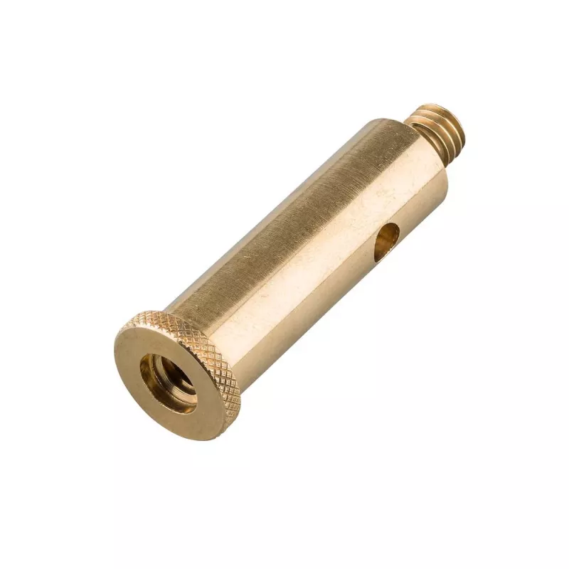 Manfrotto 3/8 inch-16 UNC Male to 3/8 inch-16 UNC Male Spigot Adapter, 58 mm, Gold Tone