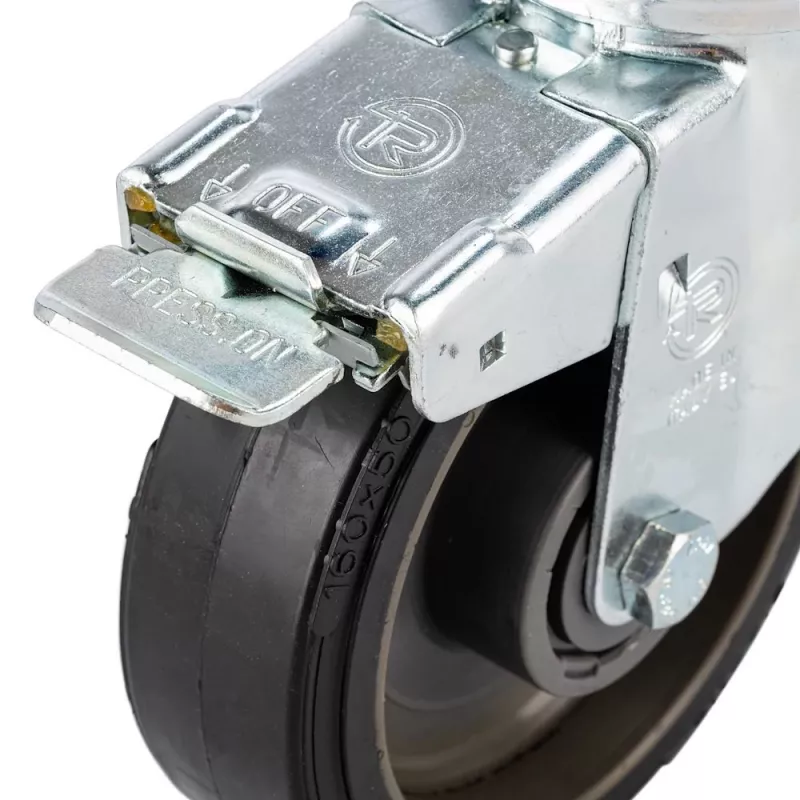 Manfrotto Braked Casters for Tripod, 160mm Diameter, Spigot