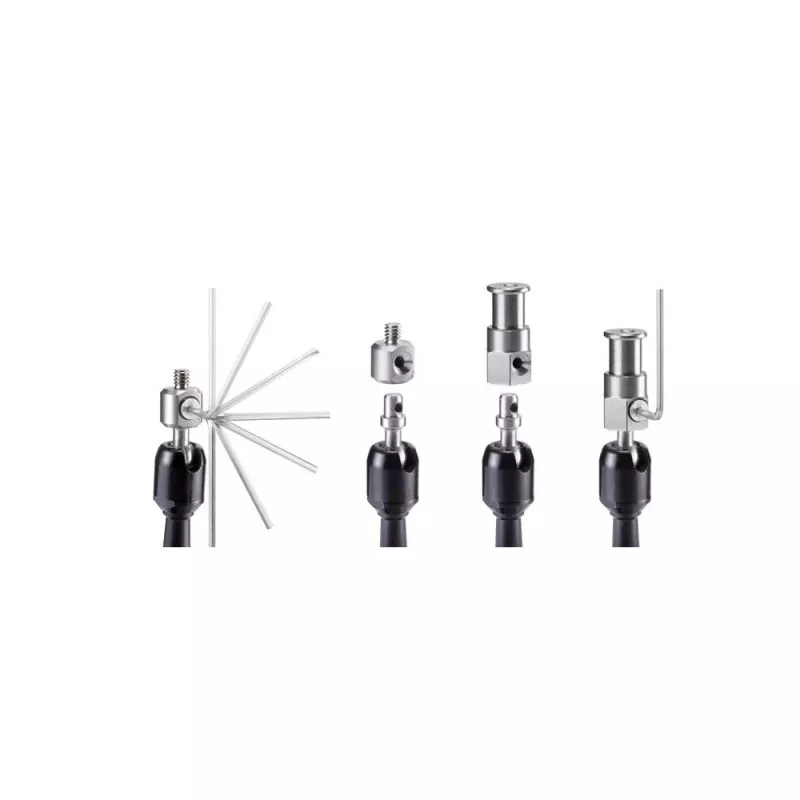 Manfrotto 244MINI kintamos trinties ranka, mini magic arm 24 cm, 2x 1/4" + 3/8"