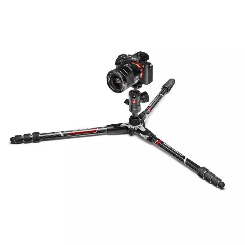 Manfrotto Trumpas Centrinis Stulpelis „Befree“ Trikojui – Juodas