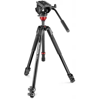 Manfrotto 190 Video Tripod Kit su 500AH Fluid galvute