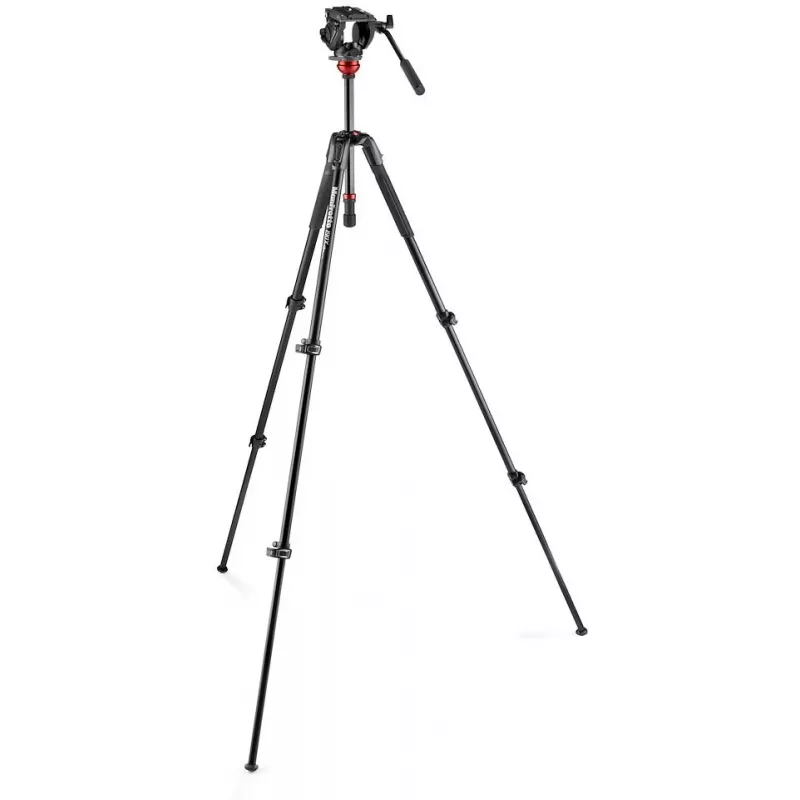 Manfrotto 190 Video Tripod Kit su 500AH Fluid galvute