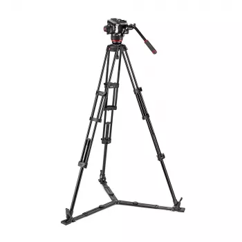 Manfrotto MVK504XTWINGA Twin Aluminium Tripod with 504X Fluid Video Head Kit