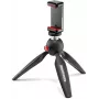 Manfrotto PIXI Smart Mini Tripod su telefono spaustuku – juodas