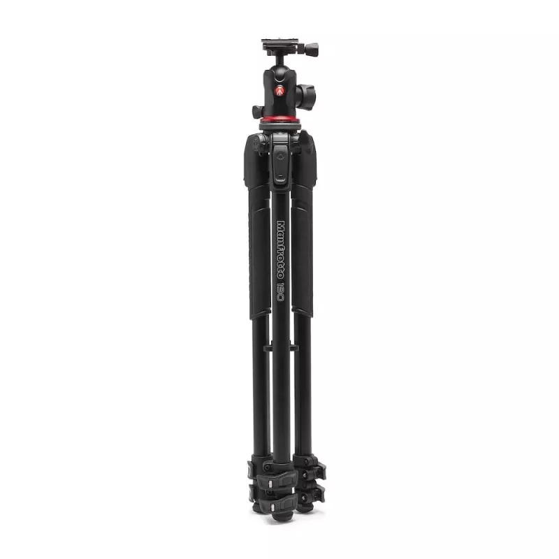 Manfrotto 190X Aliumininis trikojis su 496RC2 rutuline galvute (juodas)