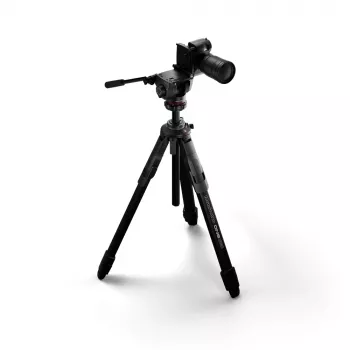 Manfrotto ONE Aliumininis Trikojis su 500X Fluid Galvute