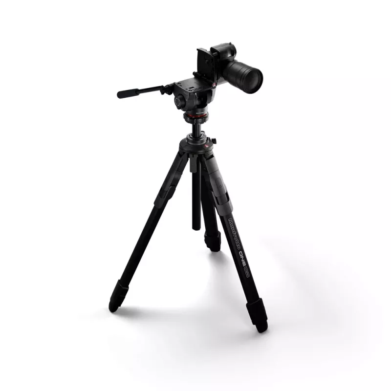 Manfrotto ONE Aliumininis Trikojis su 500X Fluid Galvute