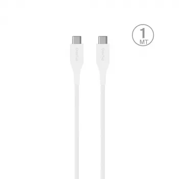 PURO ELEKTRIK Kabel Puro Plain USB-C - USB-C 2A 1m - White