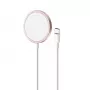 PURO Magnetico MagSafe Wireless Charger 1m – Pink