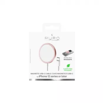 PURO Magnetico MagSafe Wireless Charger 1m – Pink