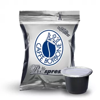 Caffè Borbone Respresso Miscela Nera Coffee Capsules 50 x 5 g for Nespresso OriginalLine