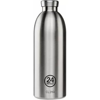 24Bottles Clima Bottle Brushed Steel 850 ml