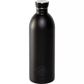 24Bottles Urban Bottle 1000 ml Tuxedo Black Nerūdijančio Plieno Daugkartinis Vandens Butelis