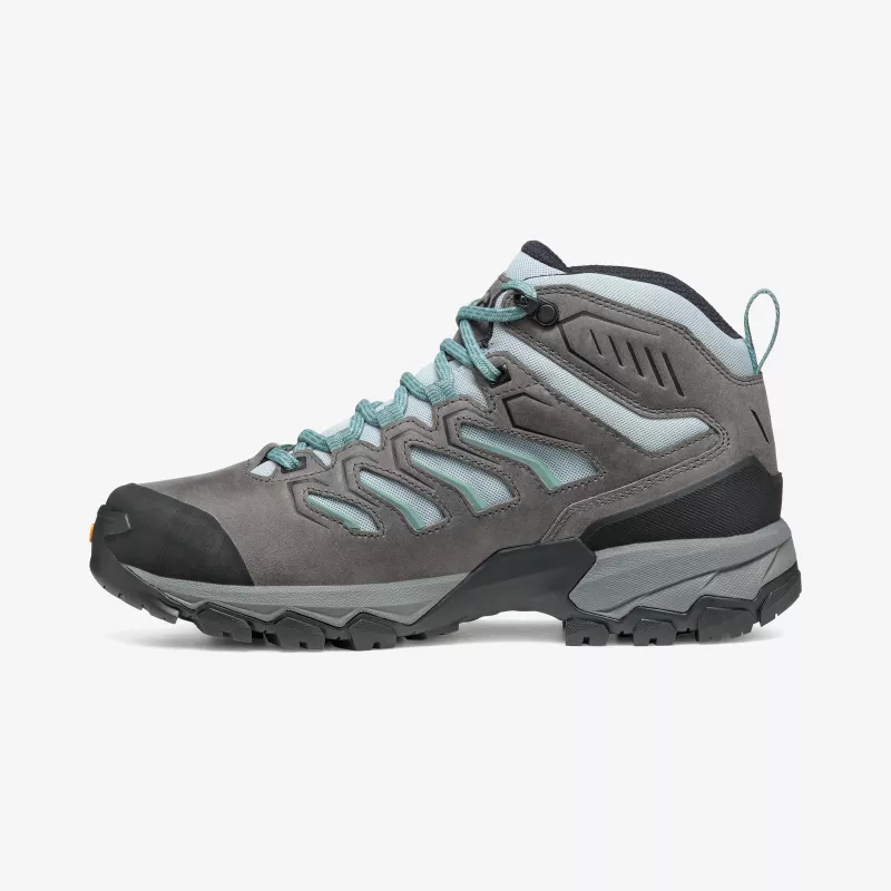 Scarpa Moraine Mid GTX Woman moteriški žygio batai, GORE-TEX, nubuko ir tinklelio viršus, PRESA HIK-04 padas, Arctic, EU 37