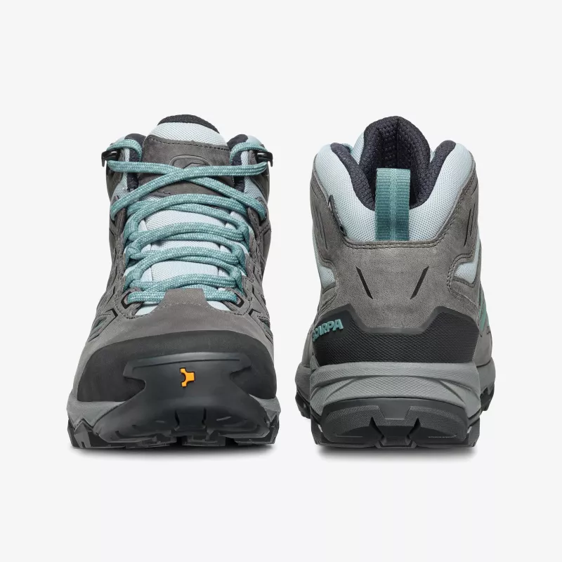 Scarpa Moraine Mid GTX Woman moteriški žygio batai, GORE-TEX, nubuko ir tinklelio viršus, PRESA HIK-04 padas, Arctic, EU 37
