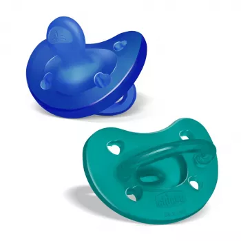 Chicco PhysioForma Pacifier Soft Blue 16-36 Months 2 Pack