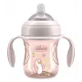 CHICCO Transition Cup Training Cup su minkštu snapeliu 4m+ Smėlio spalvos 200ml