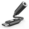 TECHLY USB-C į 3,5 mm garso adapteris su DAC, 12 cm, juodas