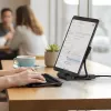 Satechi On-the-Go Foldable Stand Hub - USB-C 100W PD, USB-C 10 Gbps, USB-A 10 Gbps, micro/SD Card Reader 312 MB/s, 3.5mm Jack, 4K HDMI (Space Gray)