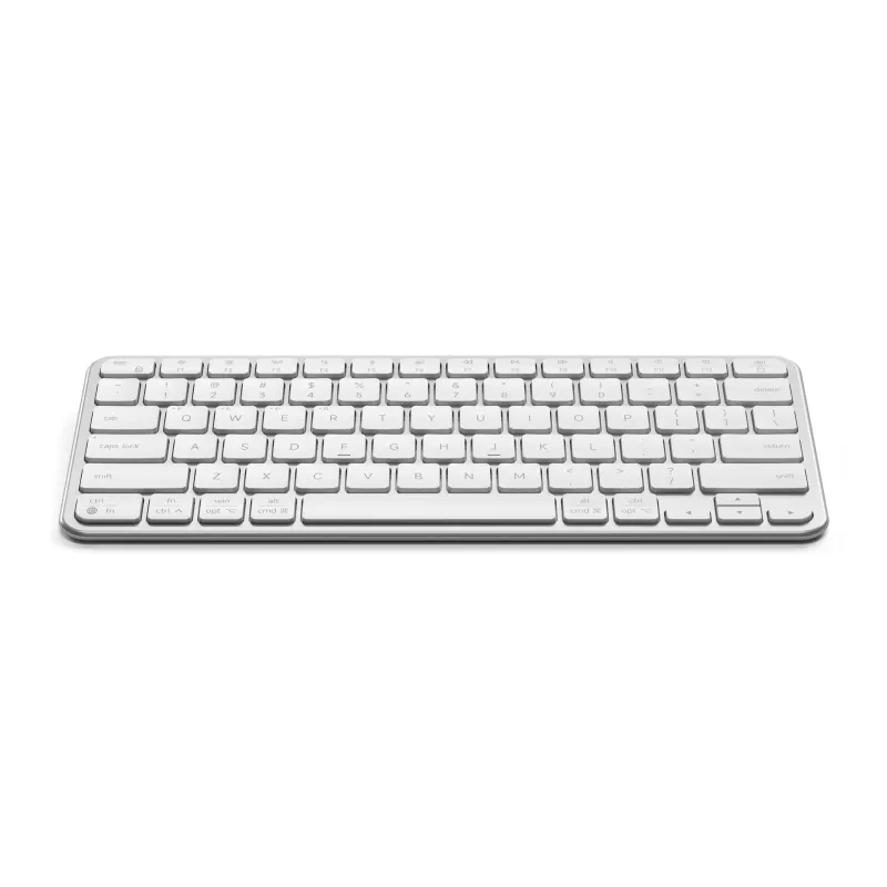 Satechi Slim EX1 Bluetooth Keyboard for Three Devices with Mac/Windows Mode Switch (Silver)
