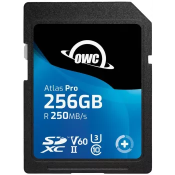 OWC Atlas Pro 256GB SDXC UHS-II V60 Media Card - Extended Capacity SD (SDXC)