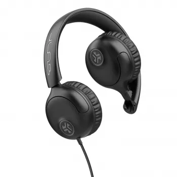 JLab Studio 2 Wired On-Ear Headphones with Microphone Black