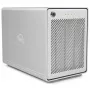 OWC Mercury Elite Pro Quad - HDD Enclosure - 2.5/3.5 inch - Serial ATA III - USB 3.1 Gen 2 Type-C - Sidabrinis