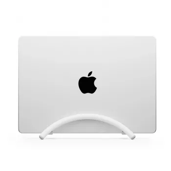 Twelve South BookArc Flex vertikalus stovas nešiojamam kompiuteriui, skirtas MacBook - baltas