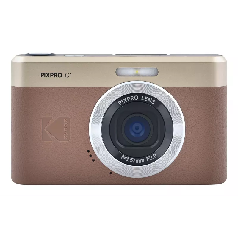 Kodak PixPro C1 Digital Camera Brown + 16GB Memory Card