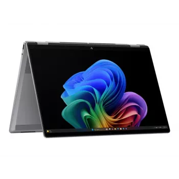 HP OmniBook X Flip AI x360 16 colių 3K Touch nešiojamas kompiuteris, AMD Ryzen AI 9 465, 32GB LPDDR5X, 1TB PCIe SSD, AMD Radeon 880M Graphics, Windows 11 Home