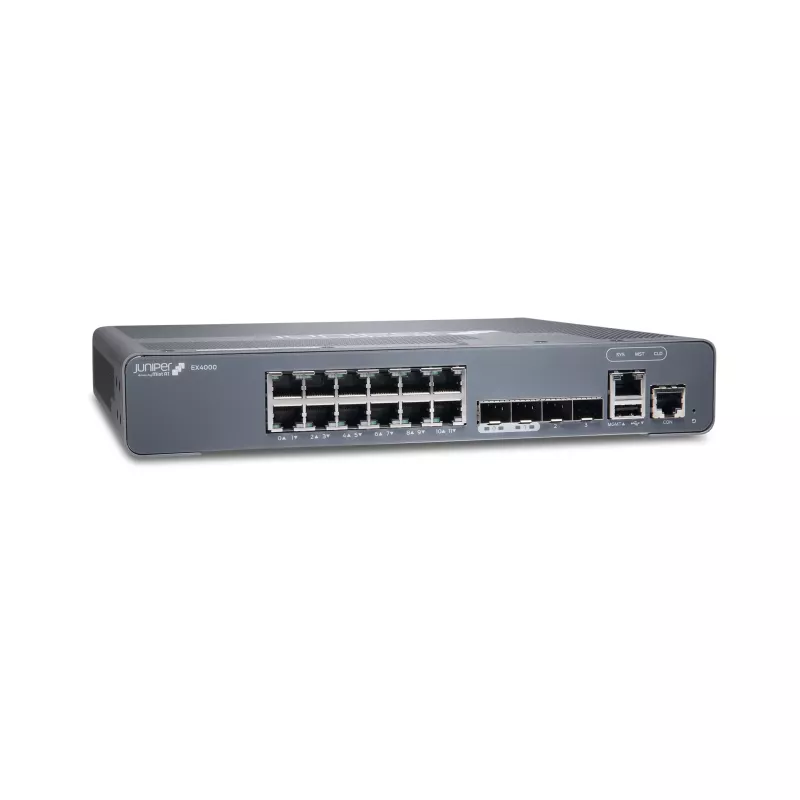 Juniper EX Series EX4000-12T Switch - L3 Managed - 12 Ports Gigabit PoE+