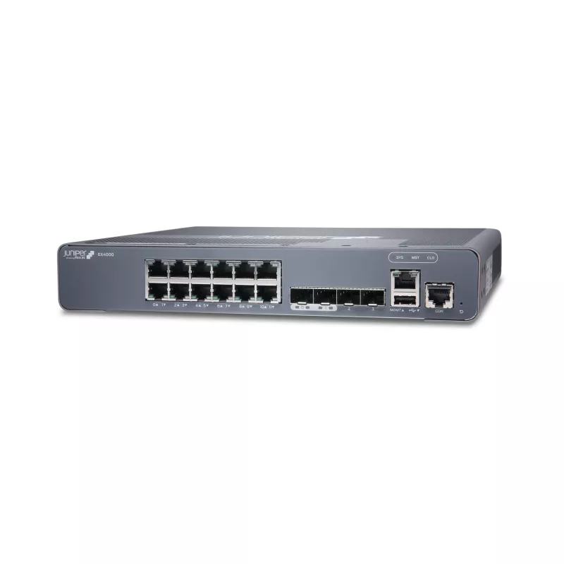 Juniper EX Series EX4000-12T Switch - L3 Managed - 12 Ports Gigabit PoE+