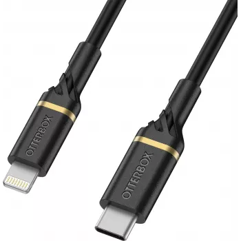 OtterBox Standard USB-C to Lightning laidas 1 m Black Shimmer MFi sertifikuotas 60W PD
