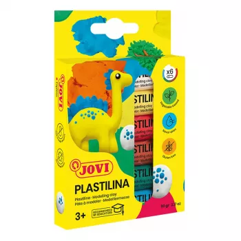 JOVI Plastilina Modelavimo Molis 6 Spalvų 15g Kiekviena 90g Iš Viso