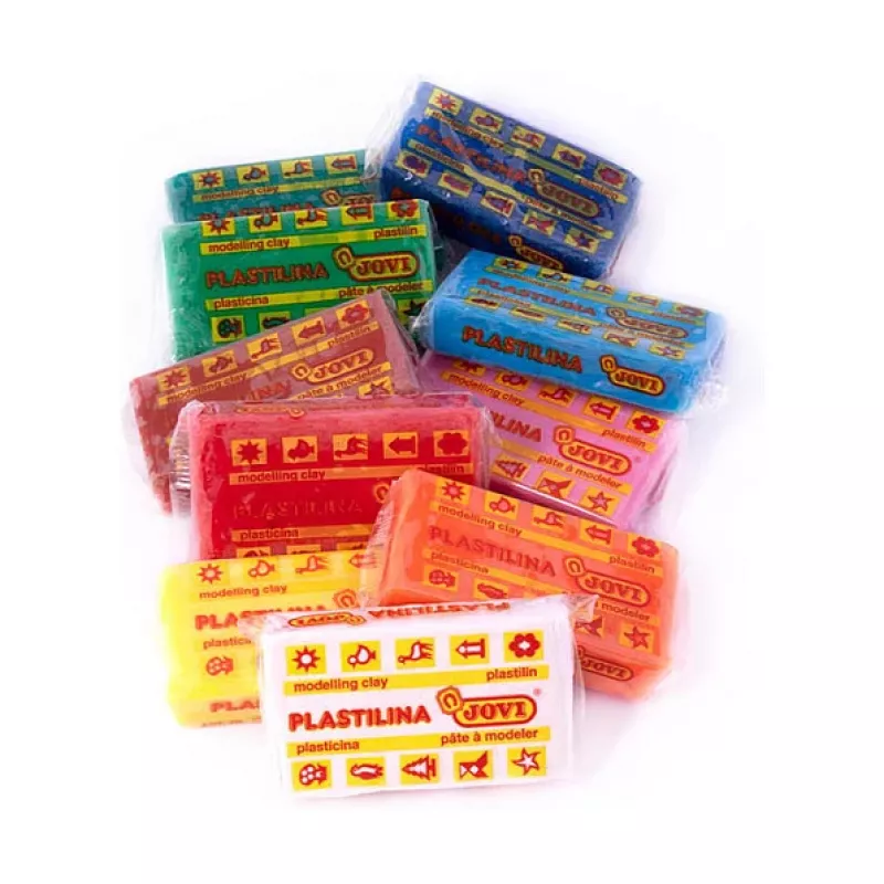 JOVI Plastilina Modelino molis 10 spalvų x 50 g