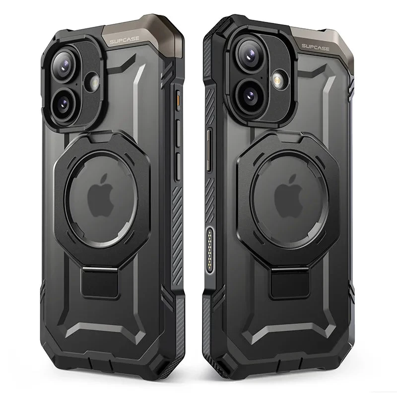 SUPCASE UB Grip Mag MagSafe dėklas iPhone 17, juodas