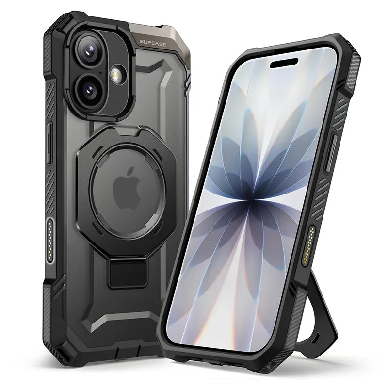 SUPCASE UB Grip Mag MagSafe dėklas iPhone 17, juodas