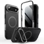 SUPCASE i-Blason Ares Flip MagSafe dėklas su integruota ekrano apsauga, skirtas Apple iPhone Air, juodas