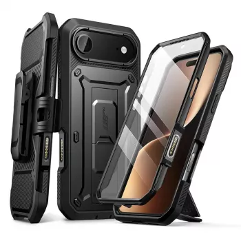 „Supcase“ „Unicorn Beetle Pro“ dėklas „iPhone Air“, juodas