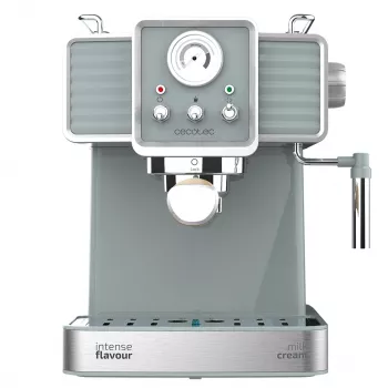 Cecotec Power Espresso 20 Tradizionale Espresso Machine, 20 bar, 850 W, 1.5 L, Black/Silver