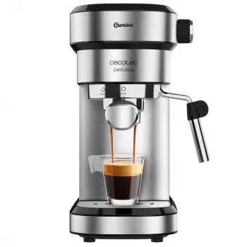 Cecotec Cafelizzia 790 Steel Pusiau automatinis Espresso aparatas, 20 bar, 1350 W, Nerūdijantis plienas