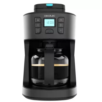 Cecotec Coffee 66 Grind & Drop kavos virimo aparatas su kūginiu malūnėliu, 1,2 l, 900 W, juodas